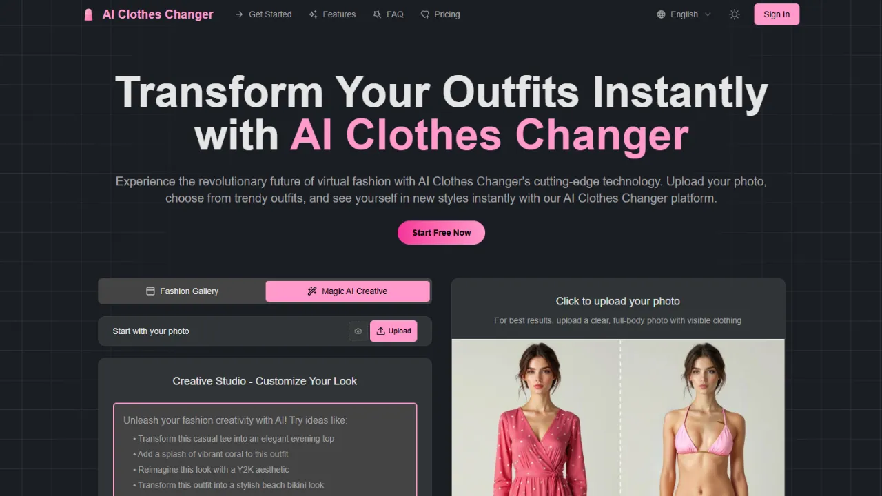AI Clothes Changer